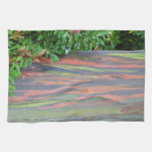 Rainbow Eucalyptus Tree Geschirrtuch (Horizontal)