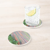 Rainbow Eucalyptus Tree Getränkeuntersetzer (Seite)