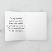 Rainbow Eucalyptus Tree Karte (Innenseite)