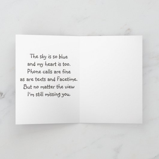 Rainbow Eucalyptus Tree Karte (Innenseite)