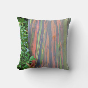 Rainbow Eucalyptus Tree Kissen