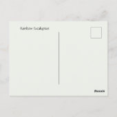 Rainbow Eucalyptus Tree Postkarte (Rückseite)