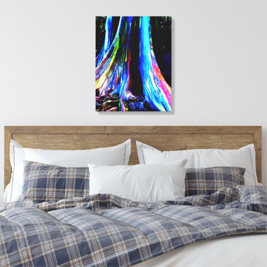 RAINBOW EUCALYPTUS TREM Leinwand (Insitu (Schlafzimmer))