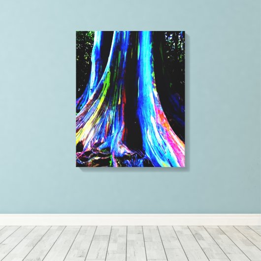 RAINBOW EUCALYPTUS TREM Leinwand (Insitu (Holzboden))