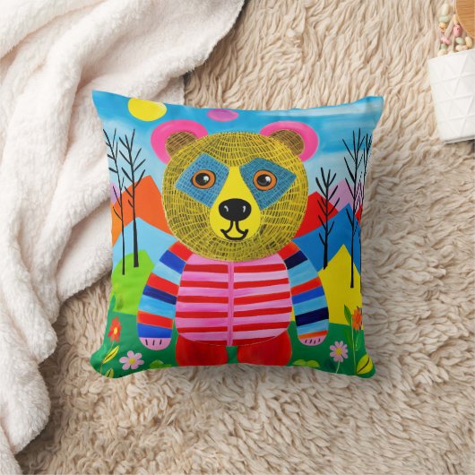 Rainbow Explorer Bear Kissen (Decke)