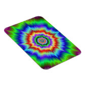 Rainbow Explosion Foto Magnet (Rechte Seite)