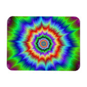 Rainbow Explosion Foto Magnet (Horizontal)