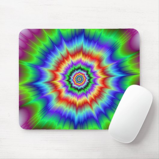 Rainbow Explosion Mousepad (Mit Mouse)