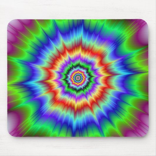 Rainbow Explosion Mousepad (Vorne)