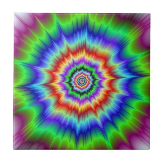 Rainbow-Explosionsfliese Fliese (Vorderseite)
