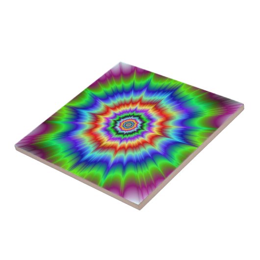 Rainbow-Explosionsfliese Fliese (Seite)