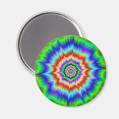 Rainbow Explosionsmagnet Magnet (Vorderseite/Rückseite)