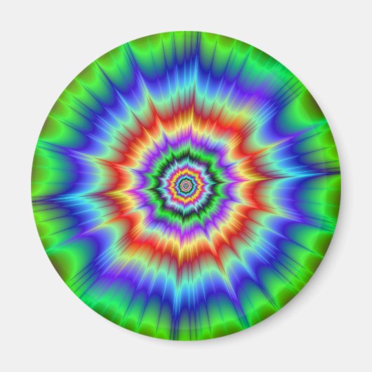 Rainbow Explosionsmagnet Magnet (Vorne)