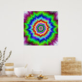 Rainbow-Explosionspopster Poster (Küche)