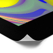 Rainbow Eye , Abstrakte 3D Art Poster (Ecke)