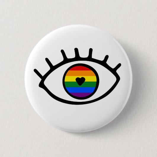 Rainbow Eye Button (Vorderseite)