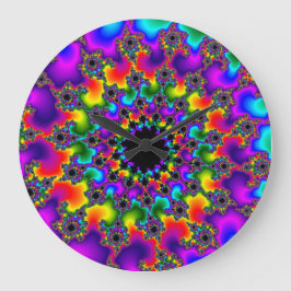 Rainbow Eye Große Wanduhr