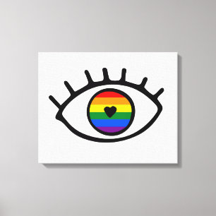 Rainbow Eye Leinwanddruck