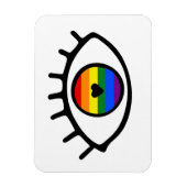 Rainbow Eye Magnet (Vertikal)