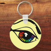 Rainbow Eye Schlüsselanhänger (Vorderseite)
