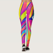 Rainbow Eye Wonder Art Leggings (Rückseite)