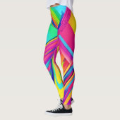 Rainbow Eye Wonder Art Leggings (Links)
