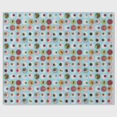 Rainbow-Eyeballs Geschenkpapier (Flach)