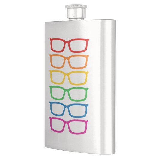 Rainbow Eyeglasses Flachmann (Links)