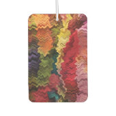 Rainbow Fabric Abstrakt Air Freshener Autolufterfrischer (Vorderseite)