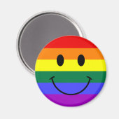 Rainbow Face Magnet (Vorderseite/Rückseite)