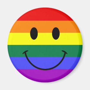 Rainbow Face Magnet