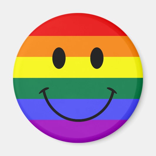 Rainbow Face Magnet (Vorne)