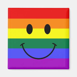 Rainbow Face Magnet