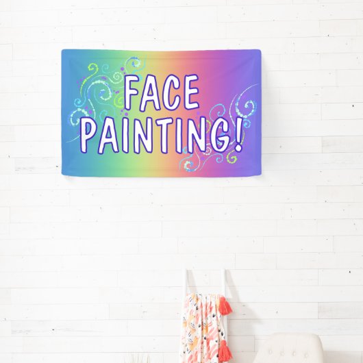 Rainbow Face Painting Banner (InSitu)