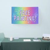 Rainbow Face Painting Banner (Messe)