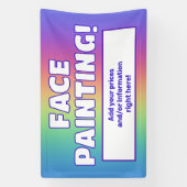 Rainbow Face Painting Banner (Vertikal)