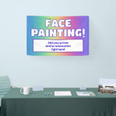 Rainbow Face Painting Banner (Messe)