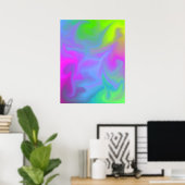 Rainbow Face Poster (Heimbüro)