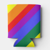 Rainbow-Fahne des personalisierten Gay Pride Dosenkühler (Rückseite)