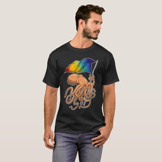 Rainbow-Fahne T-Shirt (Vorne ganz)