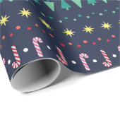 Rainbow Fair Isle von Primary.com Geschenkpapier (Rolleneckpunkt)