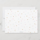 Rainbow Fairy Birthday Party Foto Picture Einladung (Rückseite)