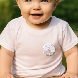 Rainbow Fairy Girl Magic Teapot Geburtstag Button