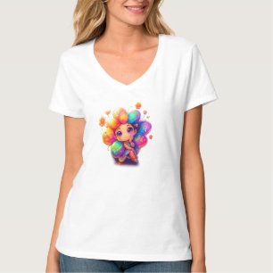 Rainbow Fairy Graphic T-Shirt - Niedliches und far