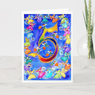 Rainbow Fairy Happy 5. Geburtstag Karte