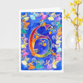 Rainbow Fairy Happy Sechster Geburtstag Karte (Gelbe Blume)