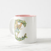 Rainbow Fairy Initial 'C' Zweifarbige Tasse (Vorderseite Links)