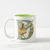 Rainbow Fairy Initial 'D' Zweifarbige Tasse (Links)