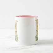 Rainbow Fairy Initial 'H' Zweifarbige Tasse (Mittel)