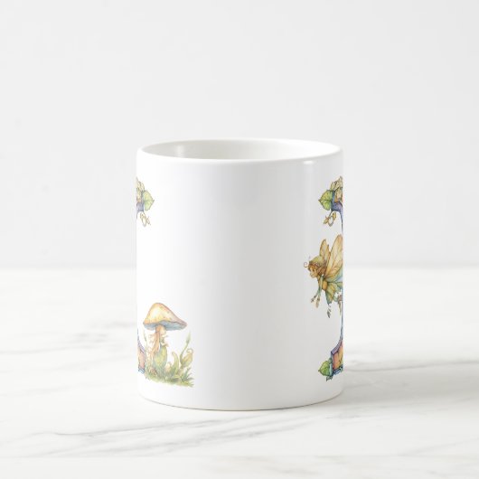 Rainbow Fairy Initial "I" Kaffeetasse (Mittel)